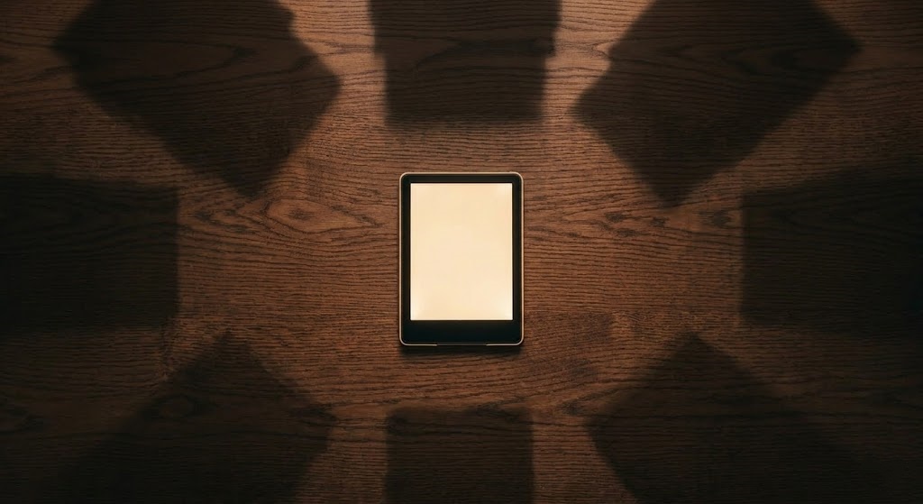 premium ebooks library review aesthetic workspace