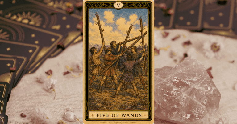 Five of Wands Tarot Card