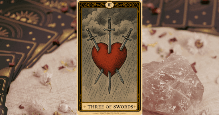 Three of Swords Tarot Card