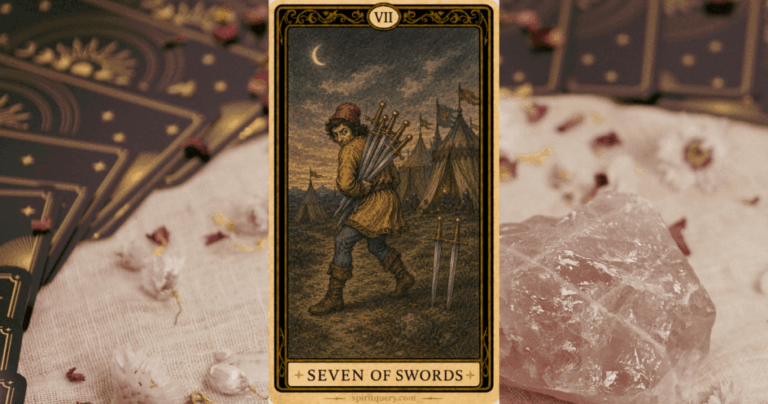 Seven of Swords Tarot Card