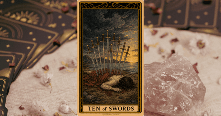 Ten of Swords Tarot Card