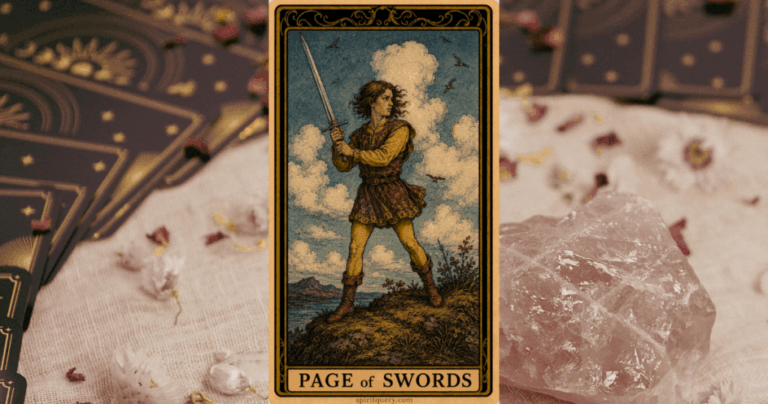 Page of Swords Tarot Card