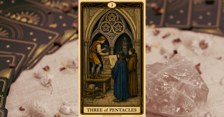 Three of Pentacles Tarot Card