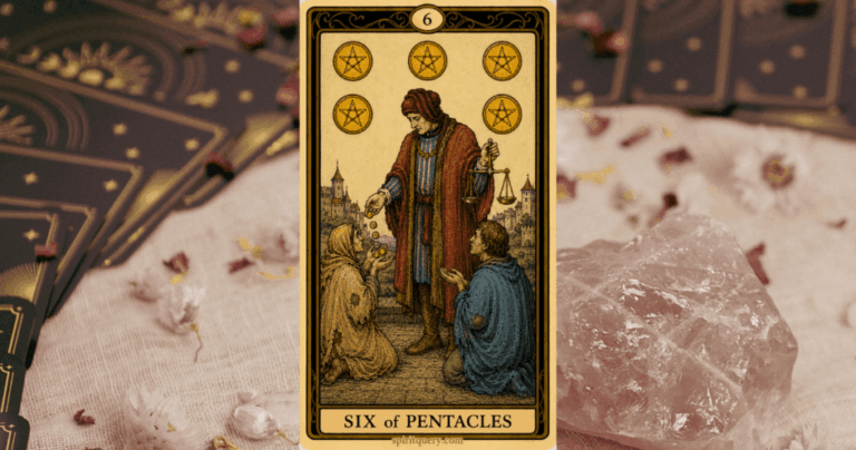 Six of Pentacles Tarot Card