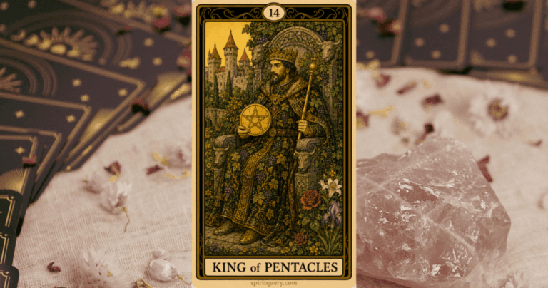 Queen of Pentacles Tarot Card