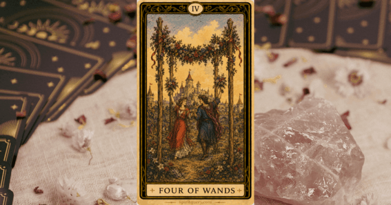 Four of Wands Tarot Card