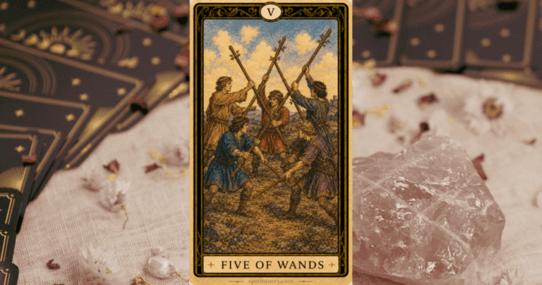 Five of Wands Tarot Card
