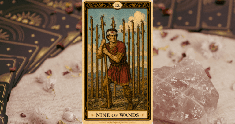 Nine of Wands Tarot Card