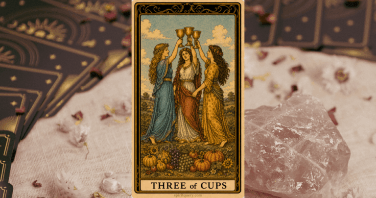 Three of Cups Tarot Card