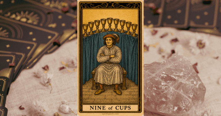 Nine of Cups Tarot Card