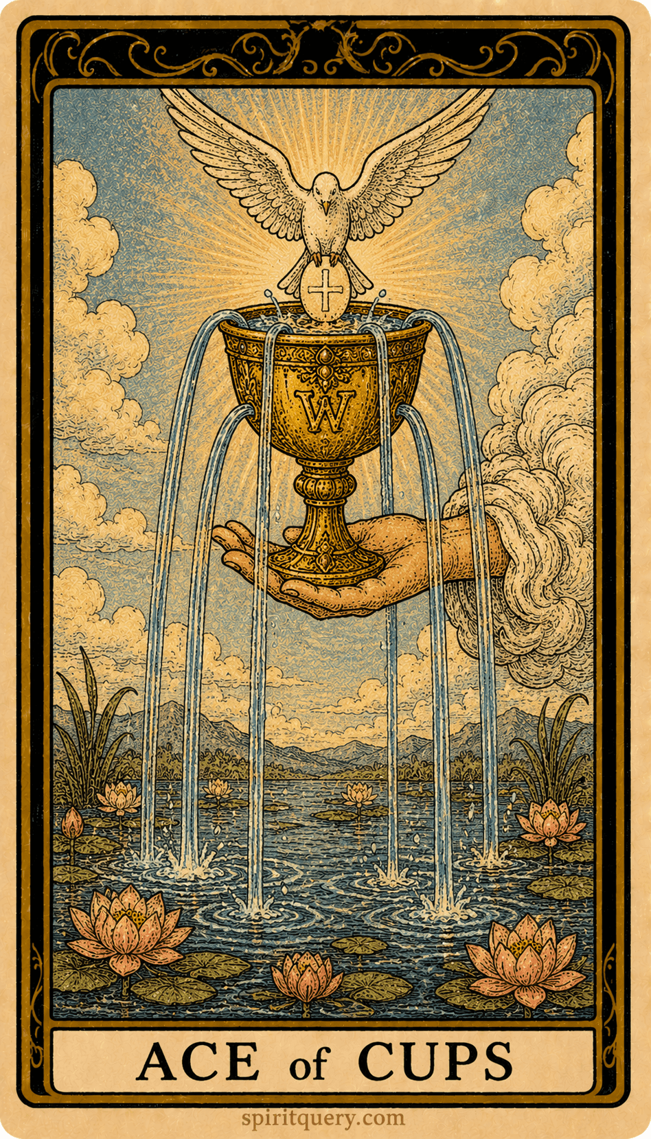 Ace of Cups Tarot Card