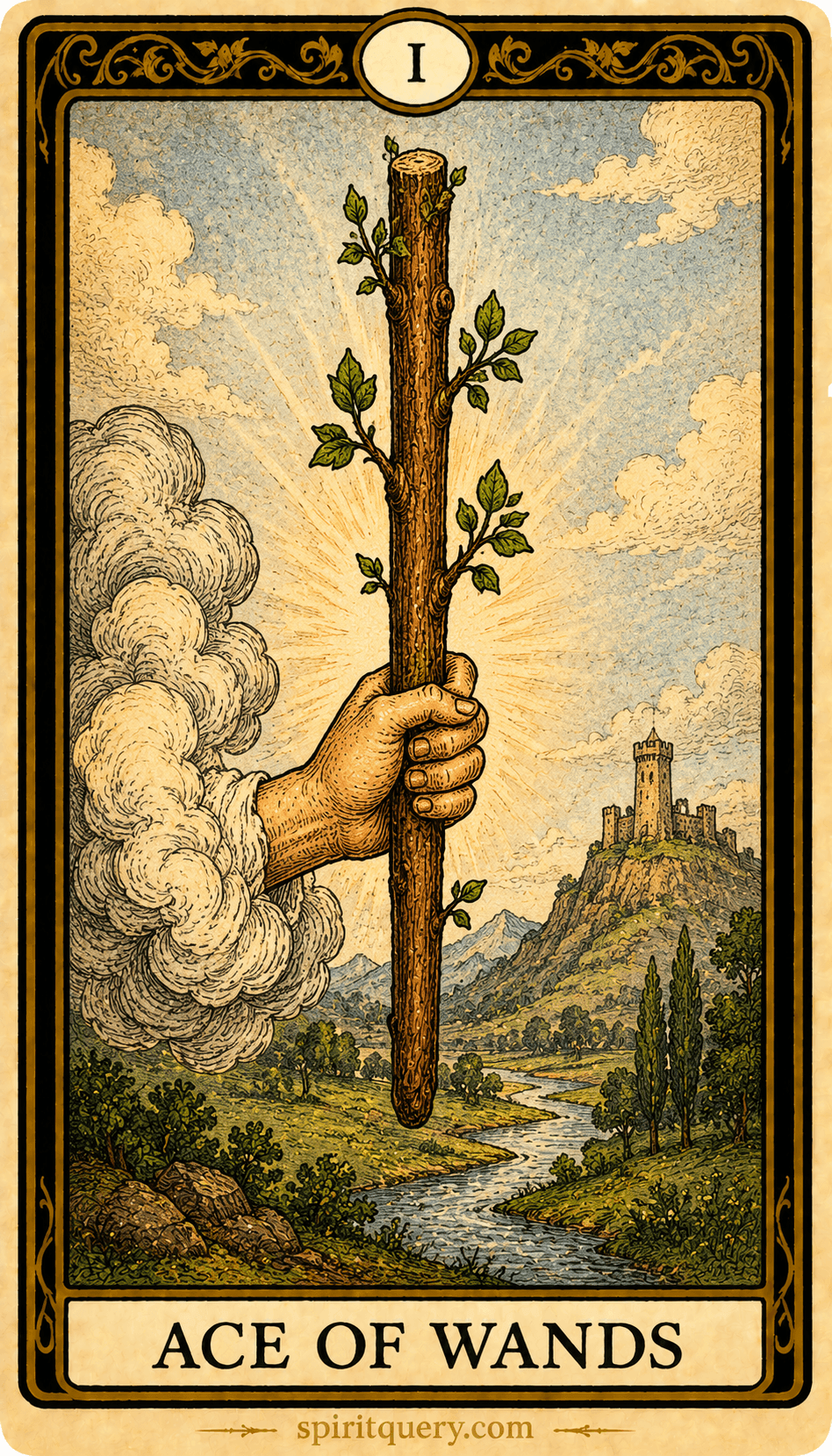 Ace of Wands Tarot Card