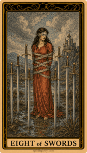 Eight of Swords Tarot Card