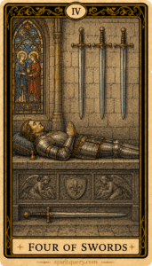 Four of Swords Tarot Card