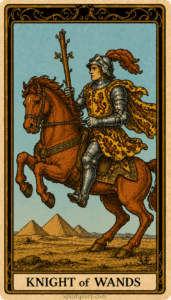 Knight of Wands Tarot Card