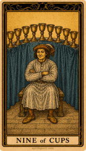 Nine of Cups Tarot Card