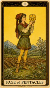 Page of Pentacles Tarot Card