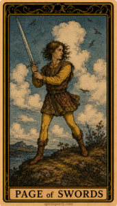 Page of Swords Tarot Card