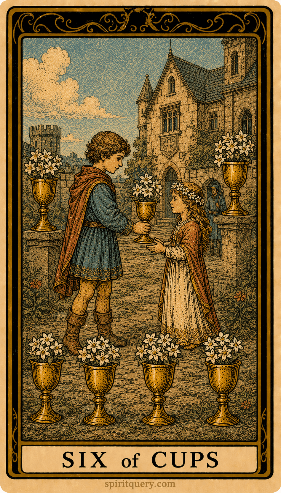 Six of Cups Tarot Card