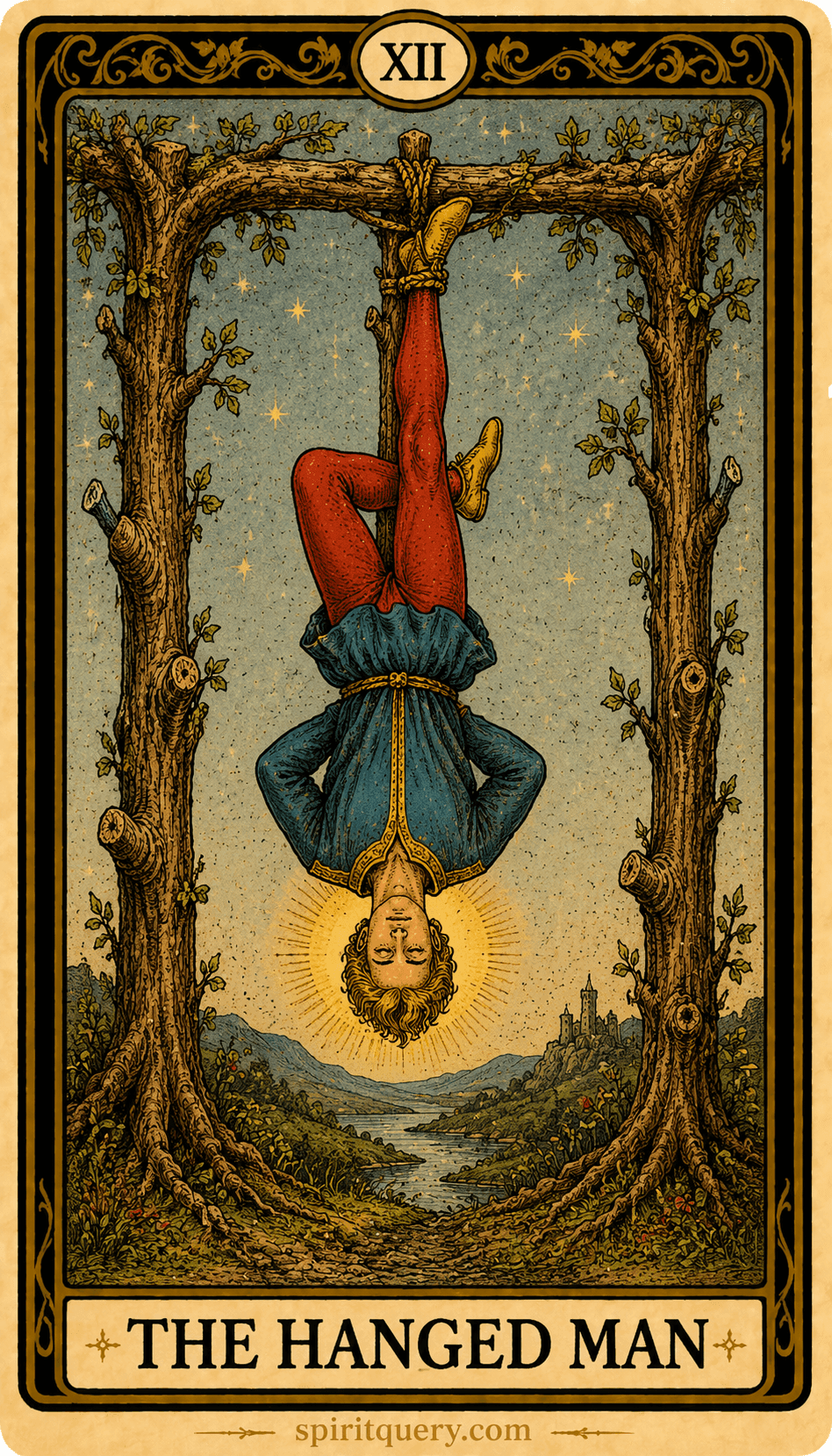 The Hanged Man Tarot Card