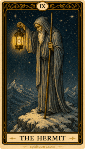 The Hermit Tarot Card