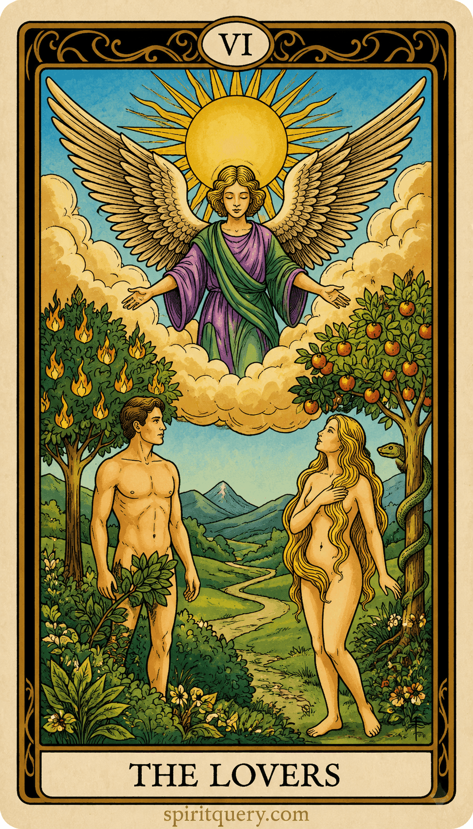 The Lovers Tarot Card