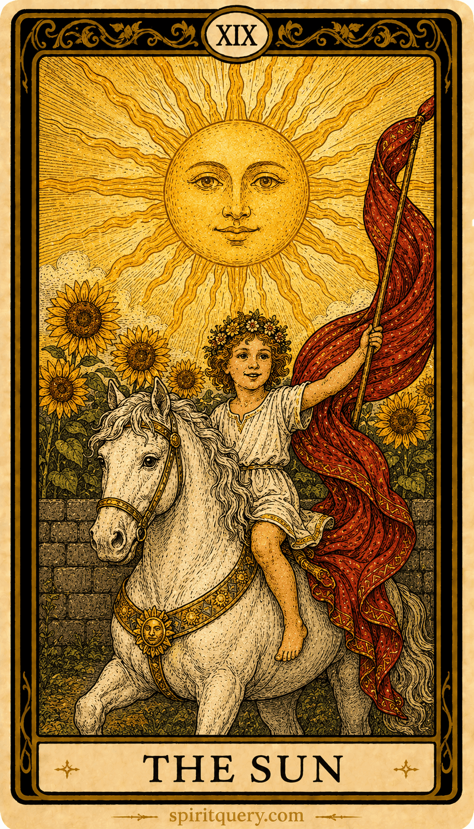 The Sun Tarot Card