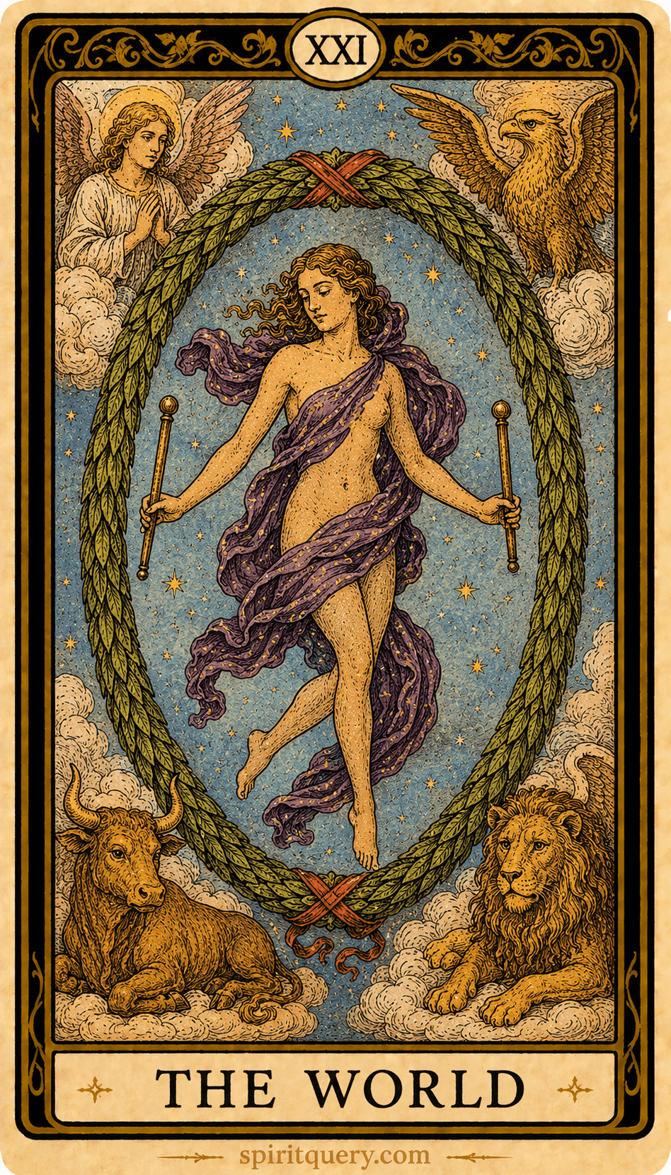 The World Tarot Card