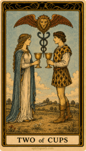 Two of Cups Tarot Card