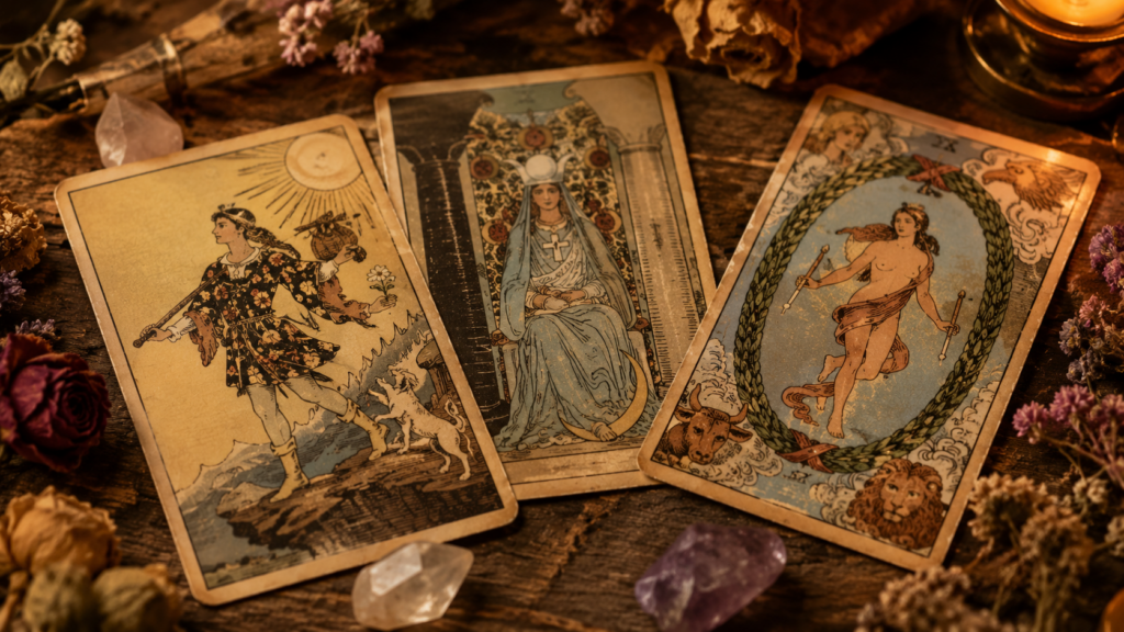 The 22Major Arcana Meanings tarot cards from The Fool to The World